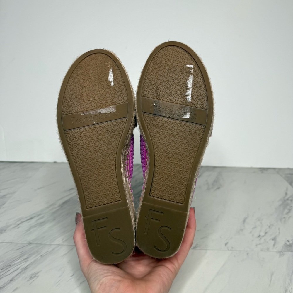 Franco Sarto Pamala Espadrille Platform Wedge Sandal 7M - Picture 13 of 14